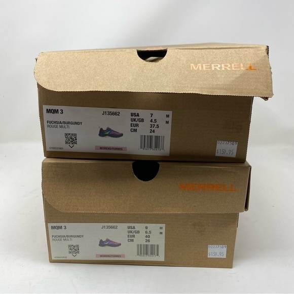 Merrell MQM3 Fuschia Burgundy outdoor shoes - Picture 7 of 7